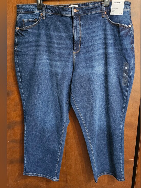 Sonoma Denim - Sonoma Women's Sz 24w Straight Leg Jeans Nwt